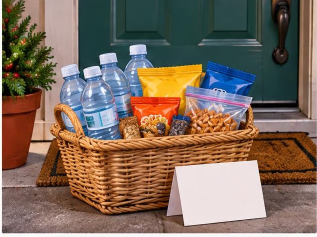 Picture guide: Treats for the Delivery Driver elf idea