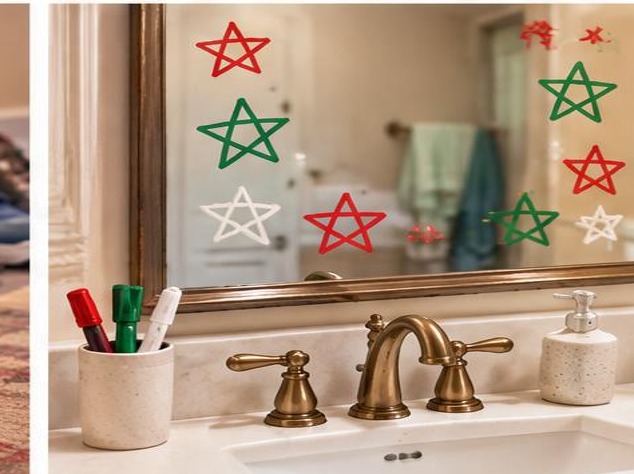 Picture guide: Mirror Message elf idea