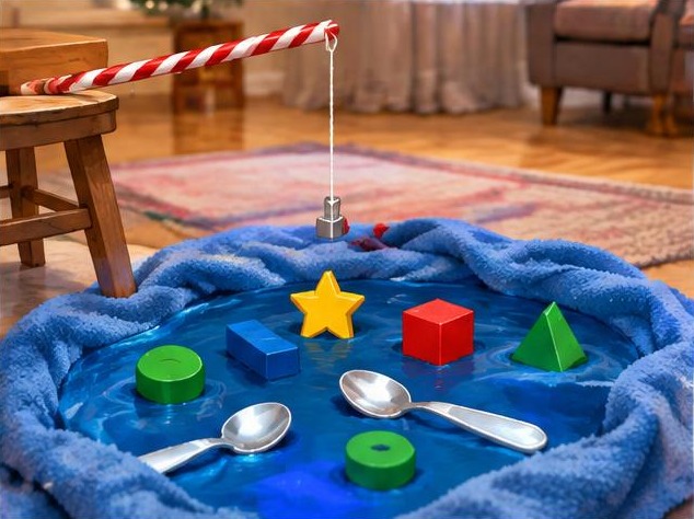 Picture guide: Candy Cane Fishing elf idea