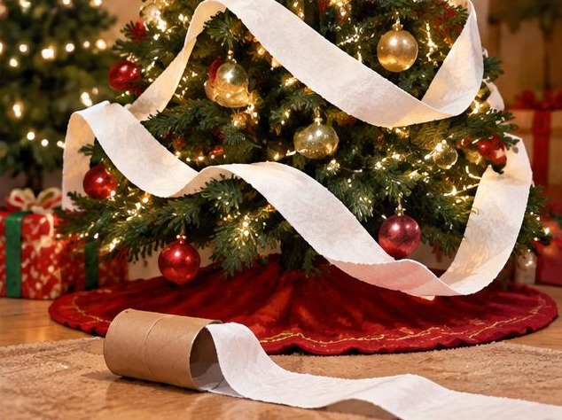 Picture guide: TP the Christmas Tree elf idea